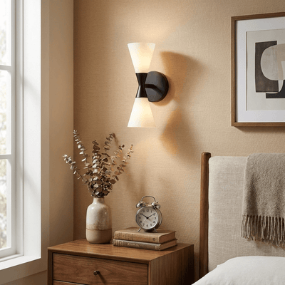 Dureline  Double Cone Wall Sconce