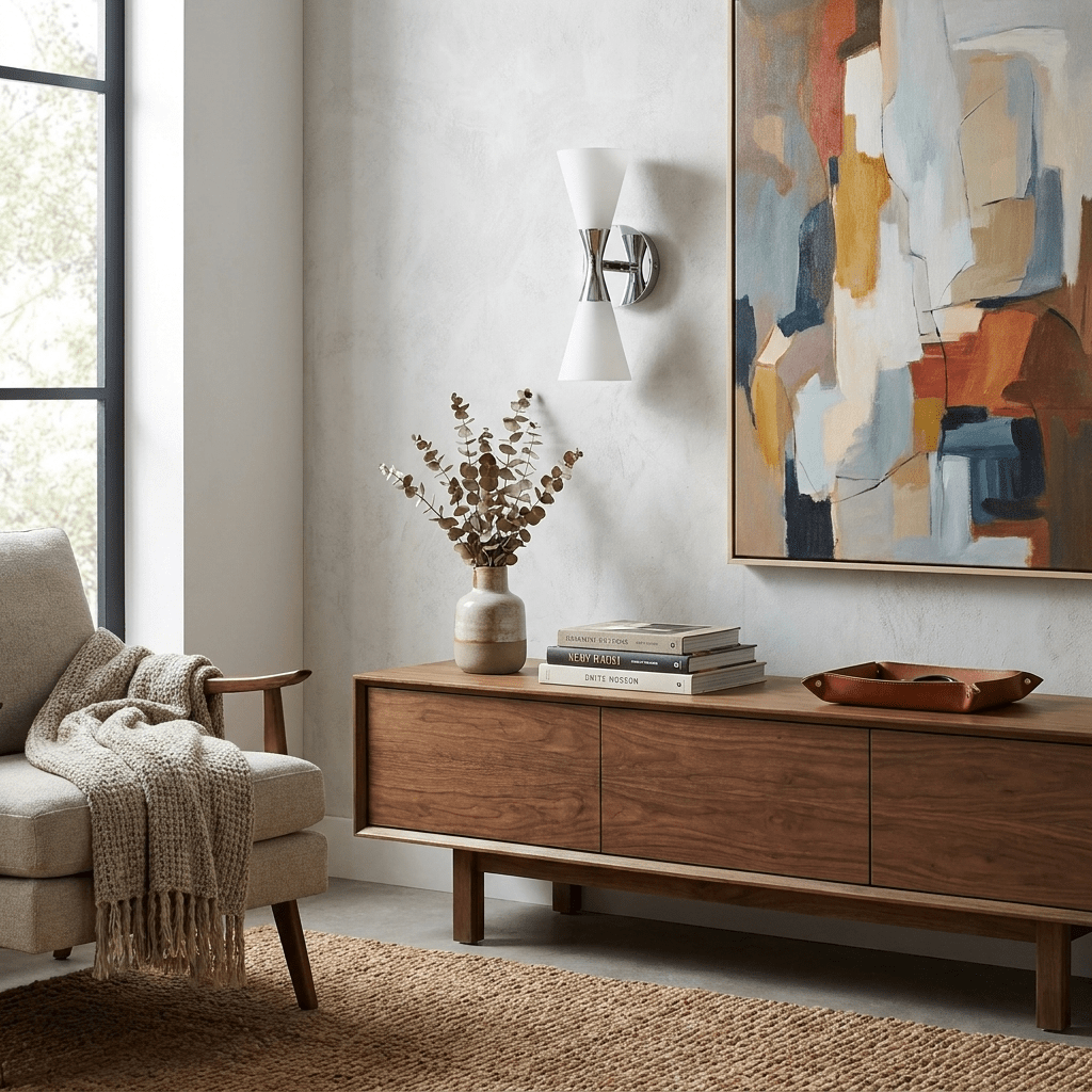 Dureline  Double Cone Wall Sconce