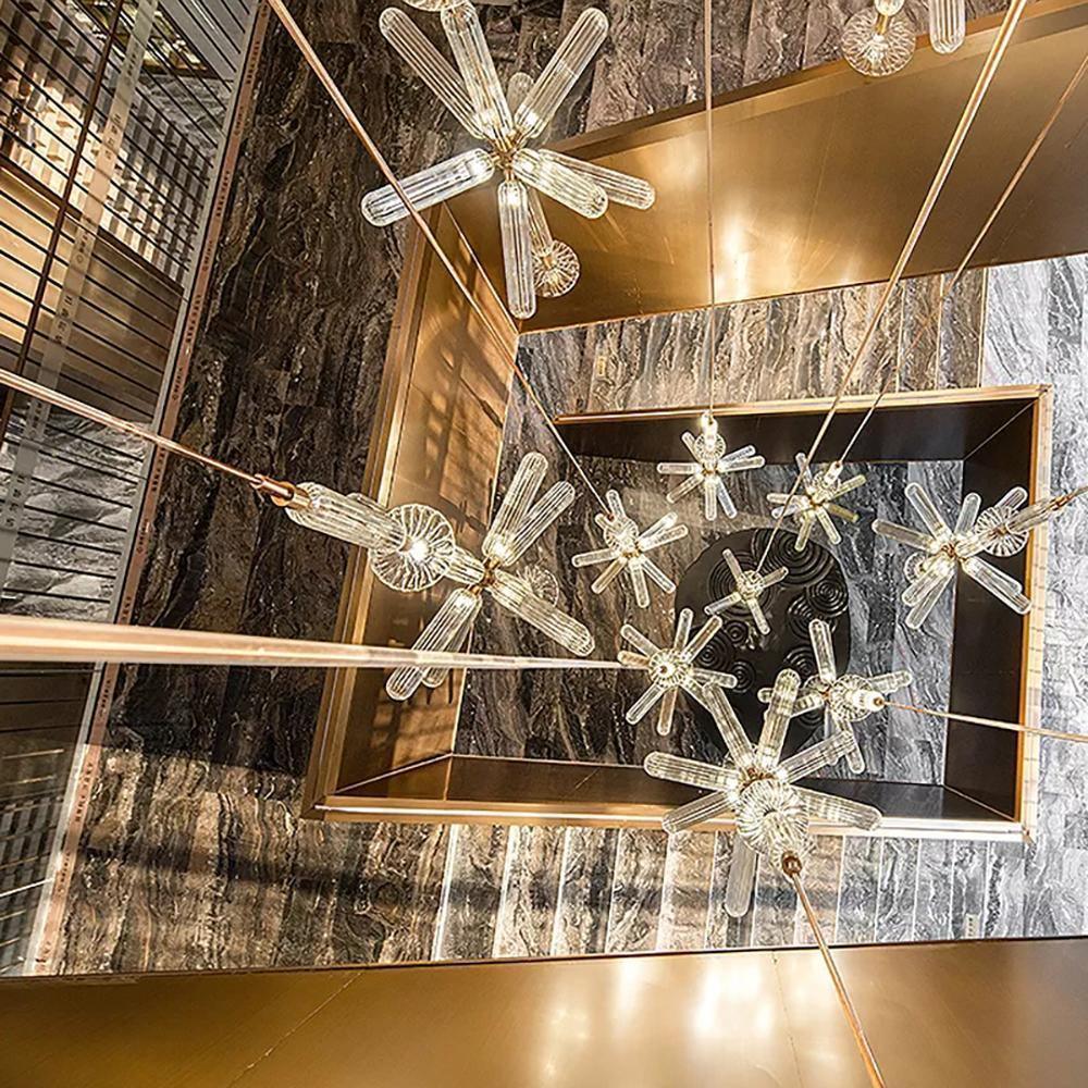 Tika Pendant Lamp Crystal Cylinder Cipher Contemporary