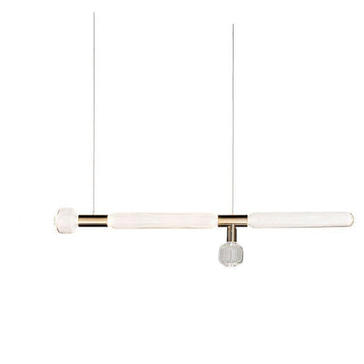 Tika Pendant Lamp Crystal Cylinder Cipher Contemporary