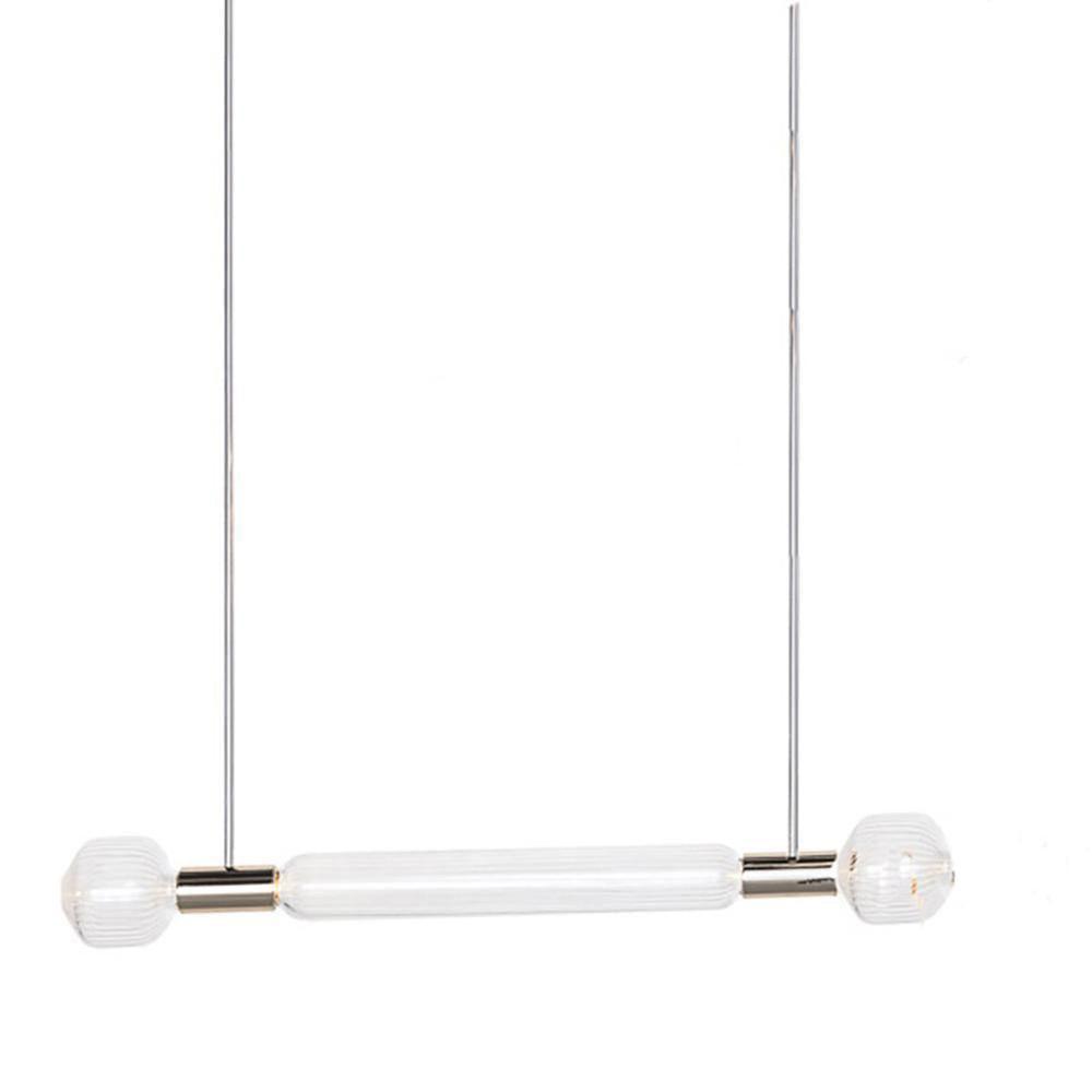 Tika Pendant Lamp Crystal Cylinder Cipher Contemporary