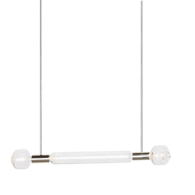 Tika Pendant Lamp Crystal Cylinder Cipher Contemporary