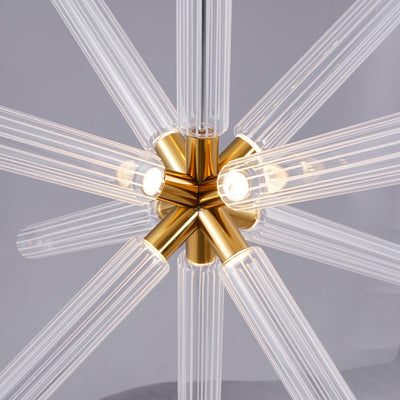 Tika Pendant Lamp Crystal Cylinder Cipher Contemporary