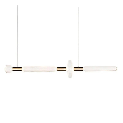 Tika Pendant Lamp Crystal Cylinder Cipher Contemporary