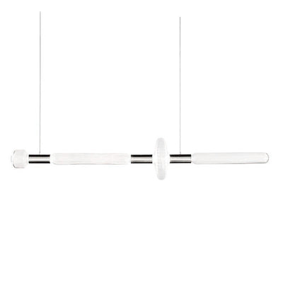 Tika Pendant Lamp Crystal Cylinder Cipher Contemporary