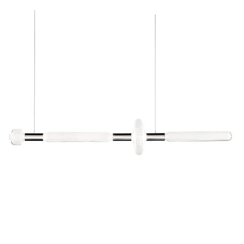 Tika Pendant Lamp Crystal Cylinder Cipher Contemporary