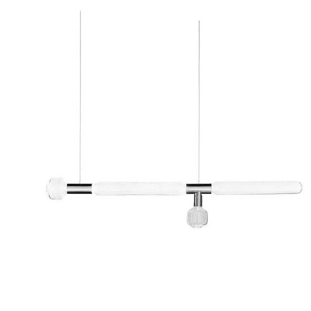 Tika Pendant Lamp Crystal Cylinder Cipher Contemporary