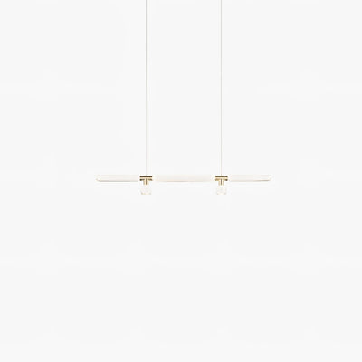 Tika Pendant Lamp Crystal Cylinder Cipher Contemporary