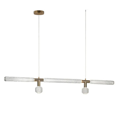 Tika Pendant Lamp Crystal Cylinder Cipher Contemporary
