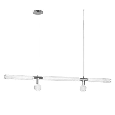 Tika Pendant Lamp Crystal Cylinder Cipher Contemporary