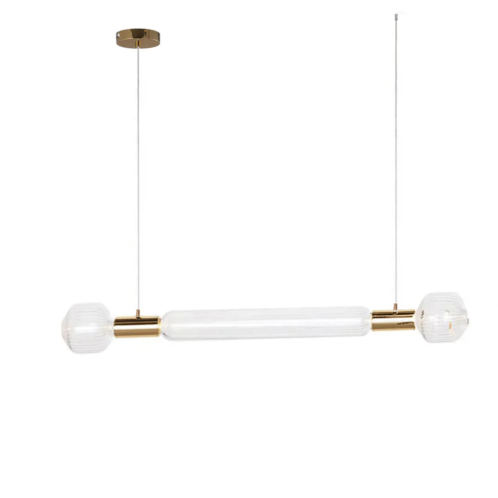 Tika Pendant Lamp Crystal Cylinder Cipher Contemporary