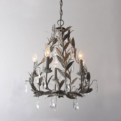 Sylvia Vintage Glass Chandelier