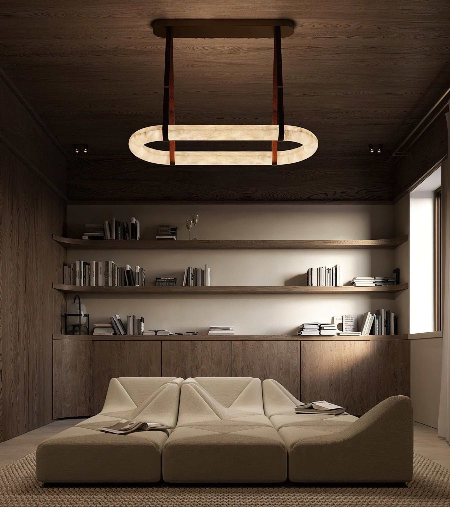 Solis Alabaster Chandelier