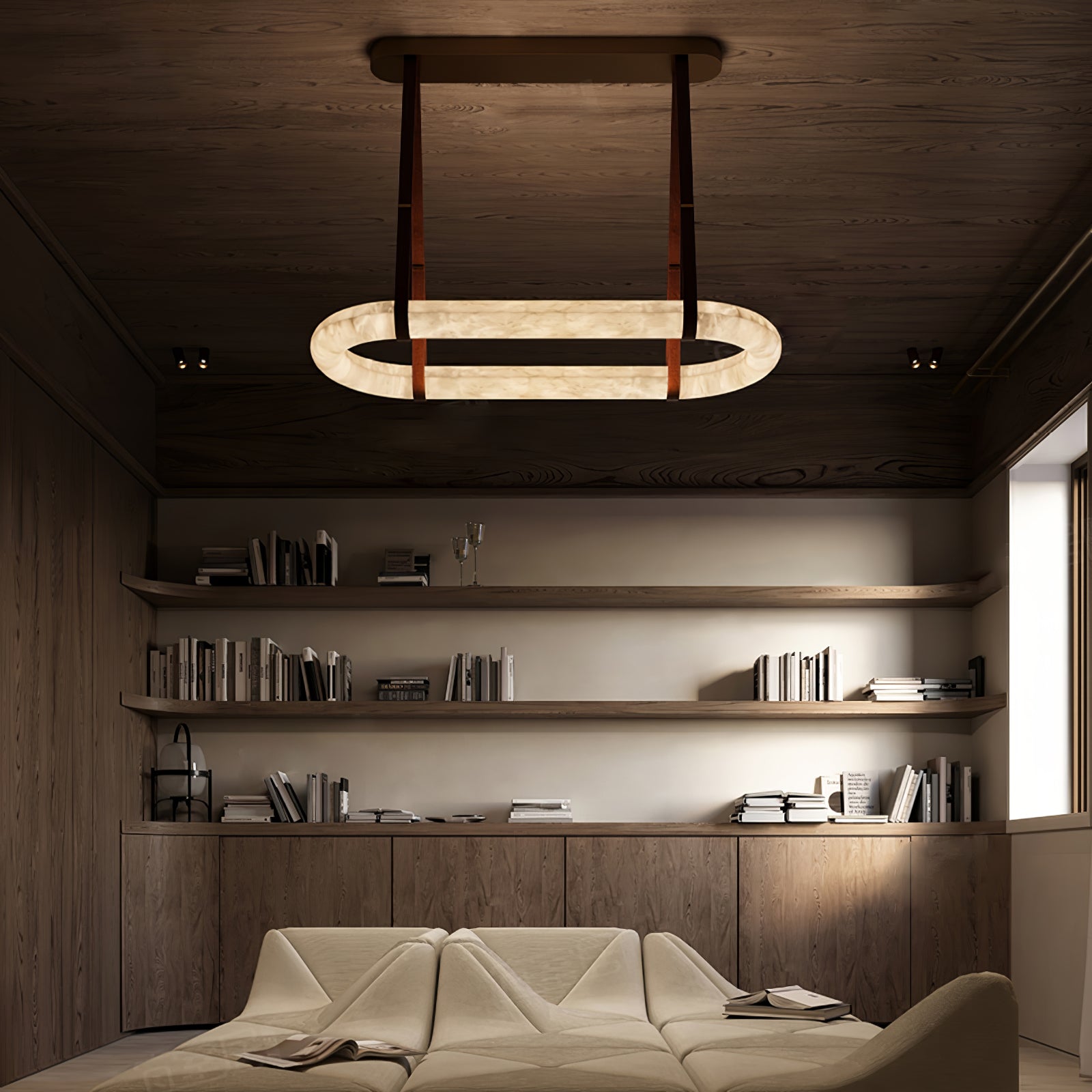 Nerina Alabaster Pendant Light