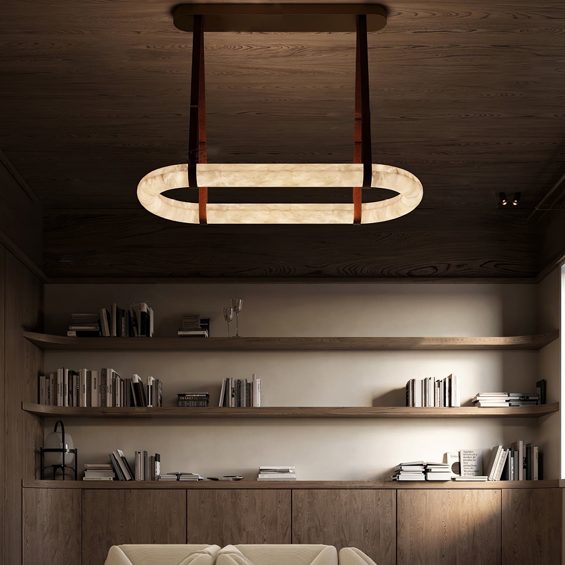 Nerina Alabaster Pendant Light