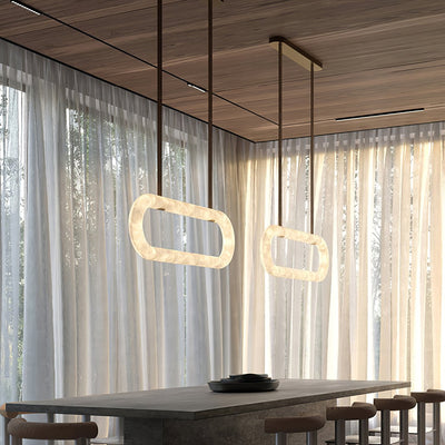 Nerina Alabaster Pendant Light
