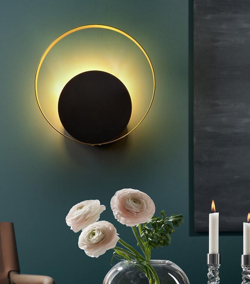 Erliren Modern Minimalist Circle Wall Lamp