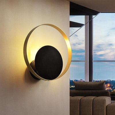 Erliren Modern Minimalist Circle Wall Lamp