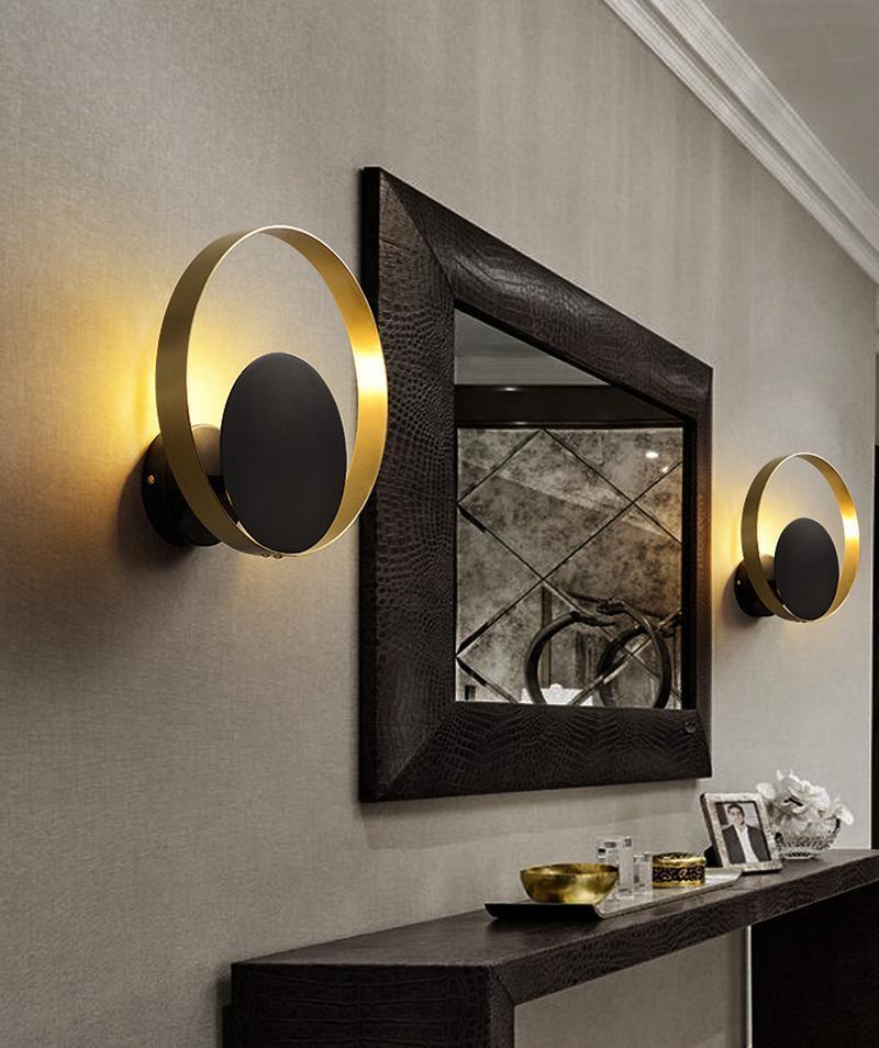 Erliren Modern Minimalist Circle Wall Lamp