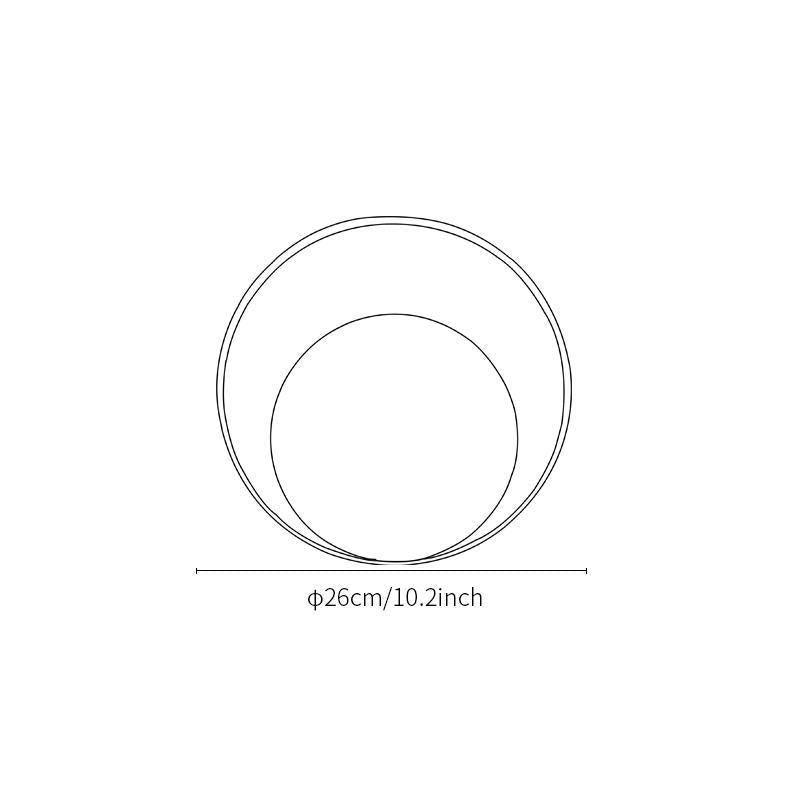 Erliren Modern Minimalist Circle Wall Lamp