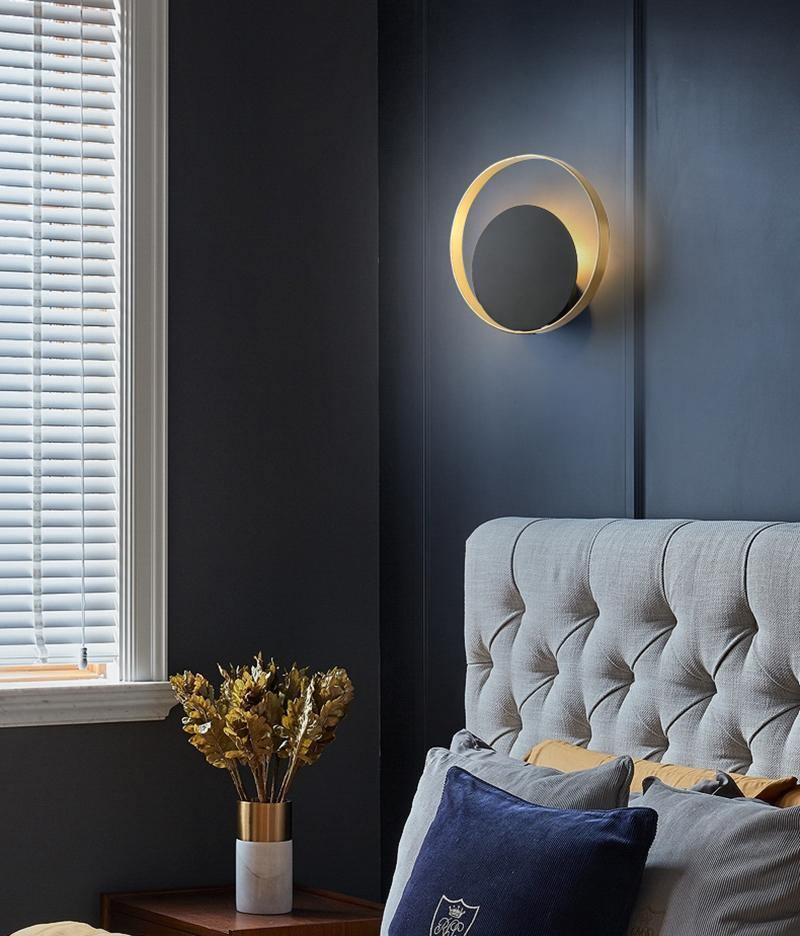 Erliren Modern Minimalist Circle Wall Lamp