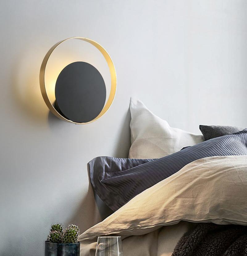 Erliren Modern Minimalist Circle Wall Lamp