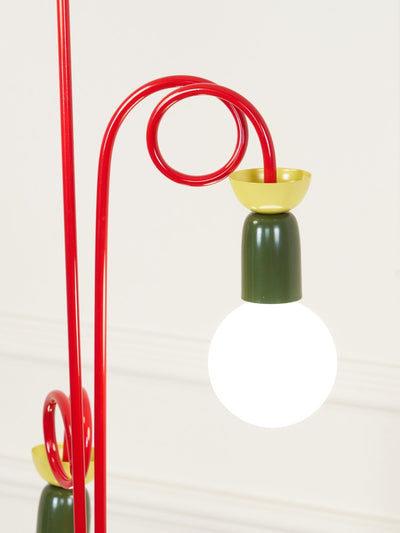 Erzoril Industrial Iron Floor Lamp
