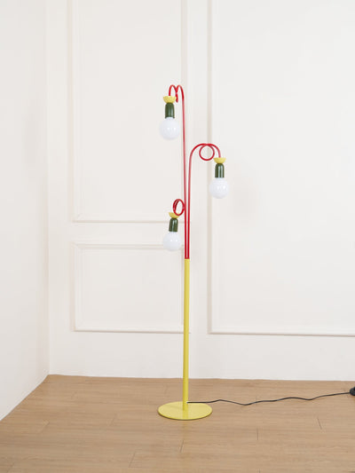 Erzoril Industrial Iron Floor Lamp