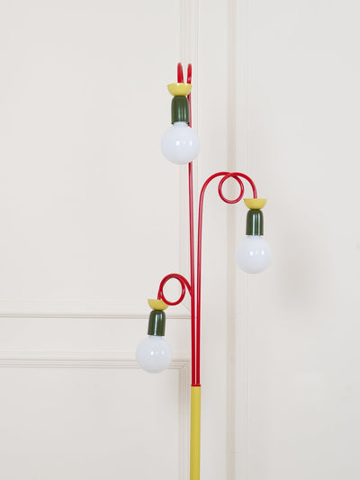 Erzoril Industrial Iron Floor Lamp