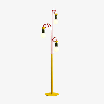 Erzoril Industrial Iron Floor Lamp
