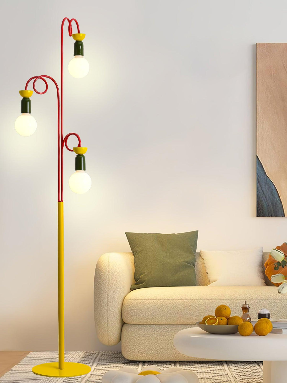 Erzoril Industrial Iron Floor Lamp