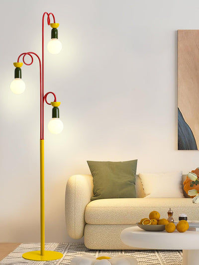 Erzoril Industrial Iron Floor Lamp