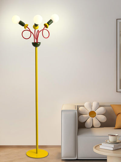 Erzoril Industrial Iron Floor Lamp