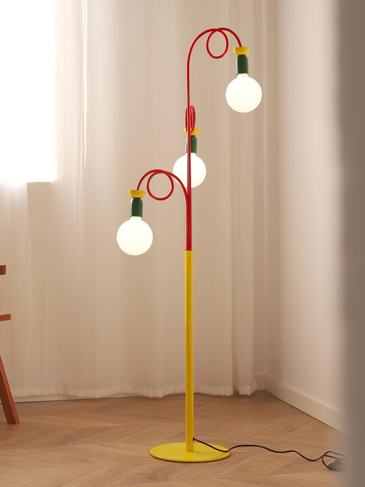 Erzoril Industrial Iron Floor Lamp