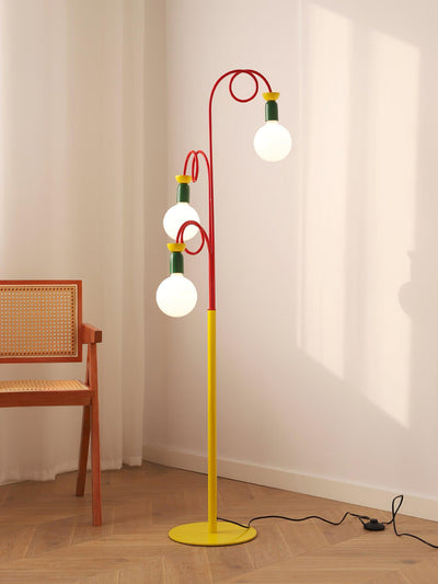 Erzoril Industrial Iron Floor Lamp
