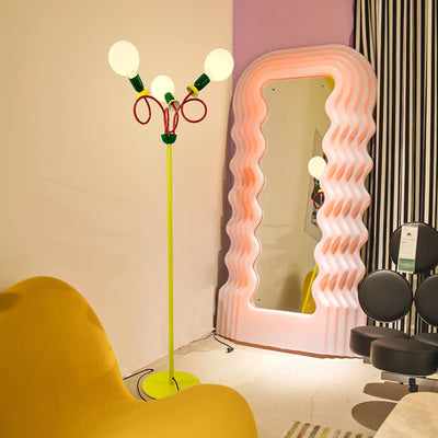 Erzoril Industrial Iron Floor Lamp