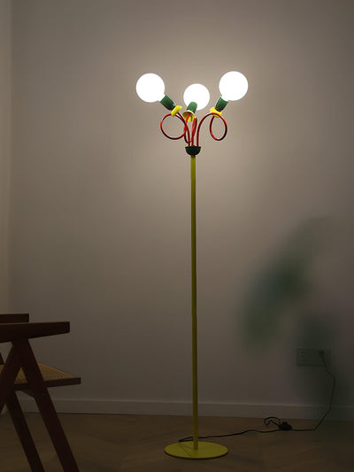 Erzoril Industrial Iron Floor Lamp