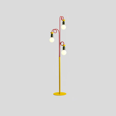 Erzoril Industrial Iron Floor Lamp