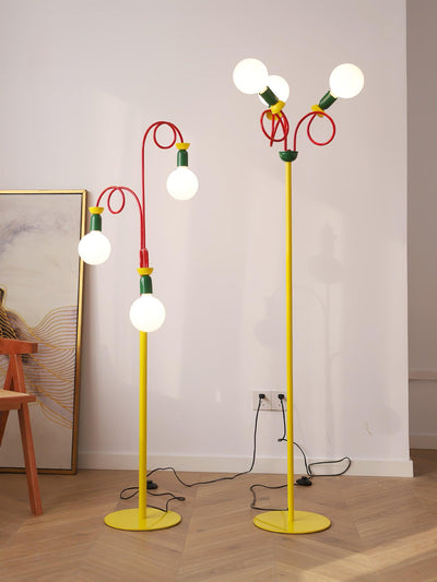 Erzoril Industrial Iron Floor Lamp
