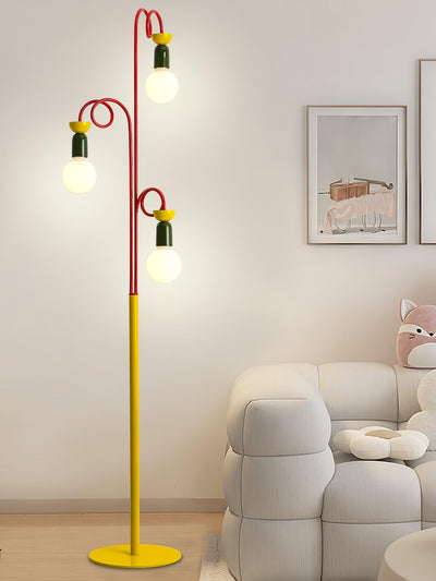 Erzoril Industrial Iron Floor Lamp