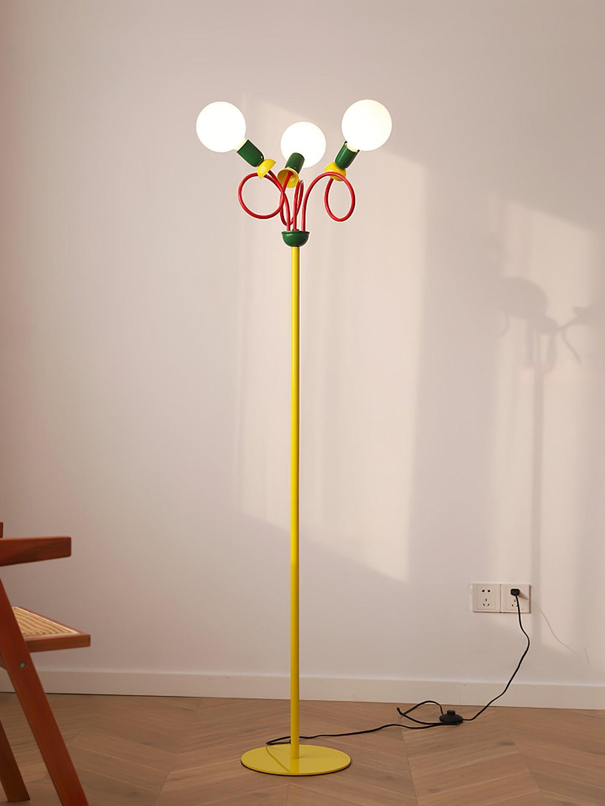 Erzoril Industrial Iron Floor Lamp