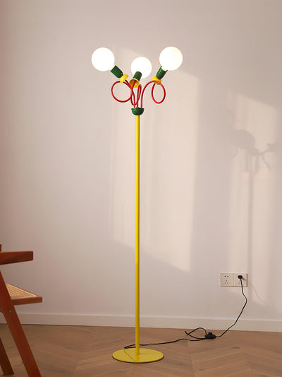 Erzoril Industrial Iron Floor Lamp