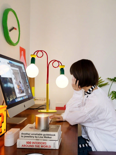 Trilo Glass Playful Table Lamp