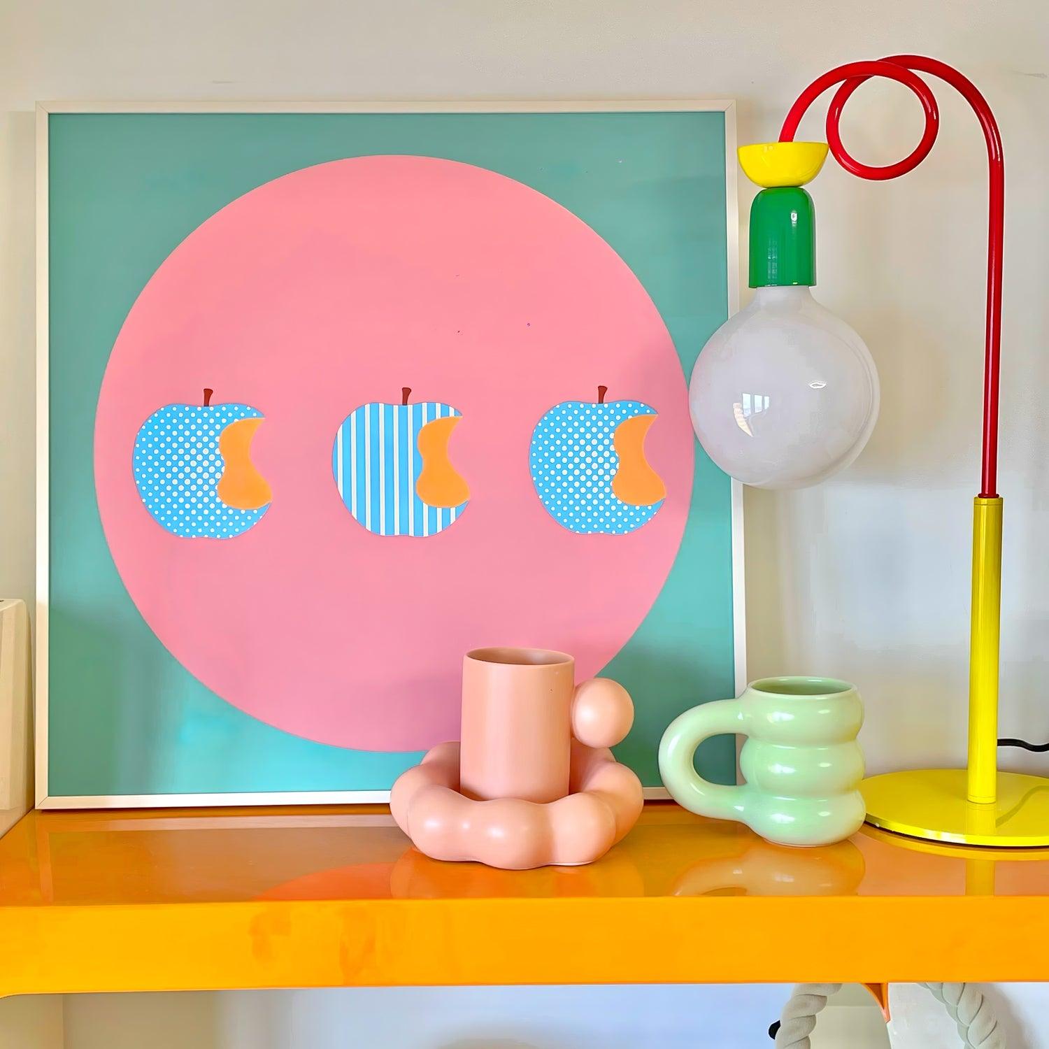 Trilo Glass Playful Table Lamp