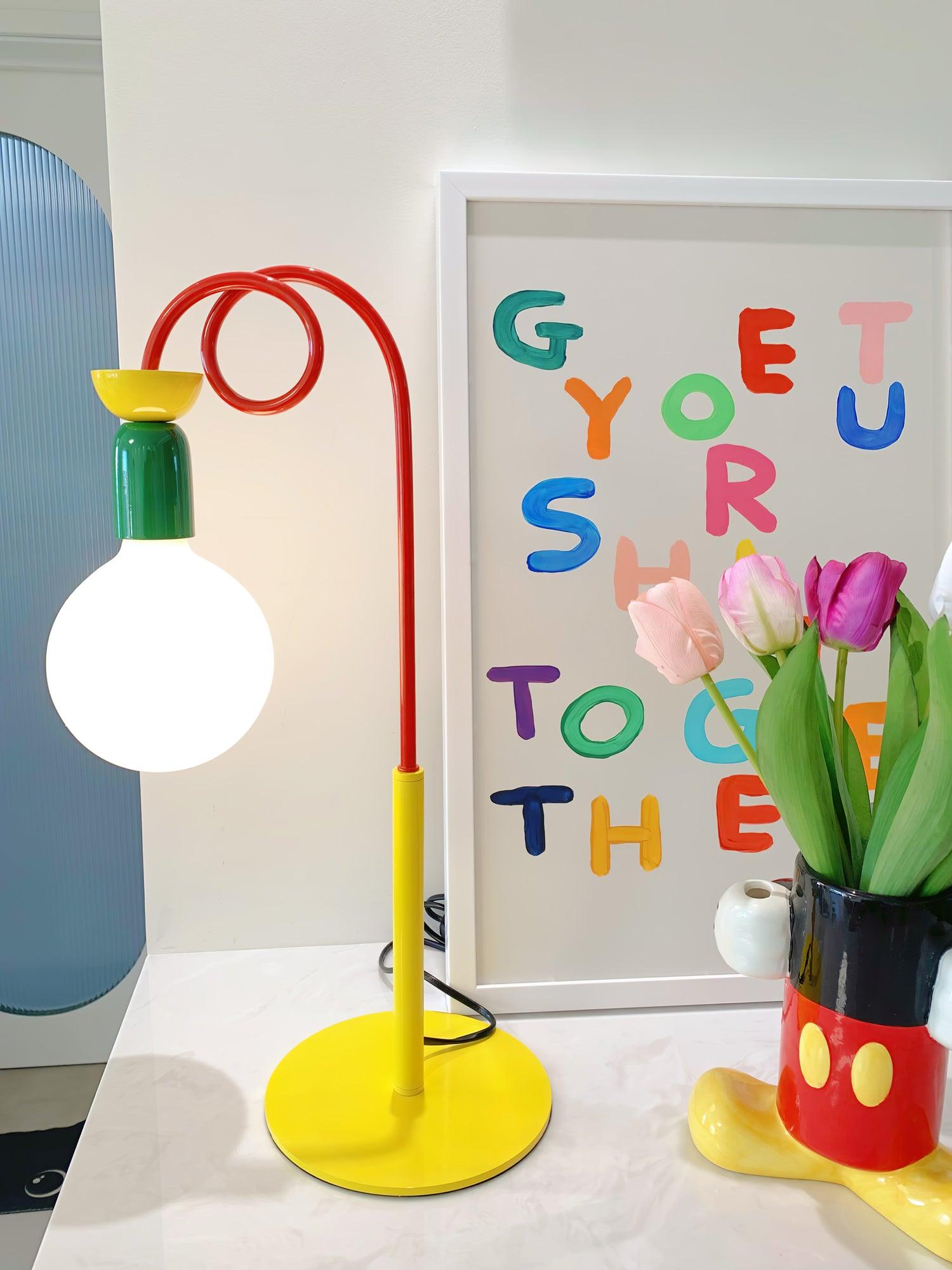 Trilo Glass Playful Table Lamp