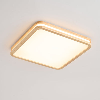 Nysilos Modern Minimalist Wood Ceiling Light