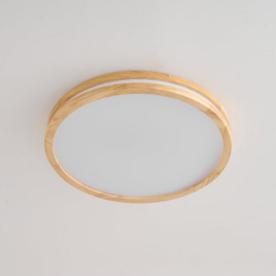 Nysilos Modern Minimalist Wood Ceiling Light