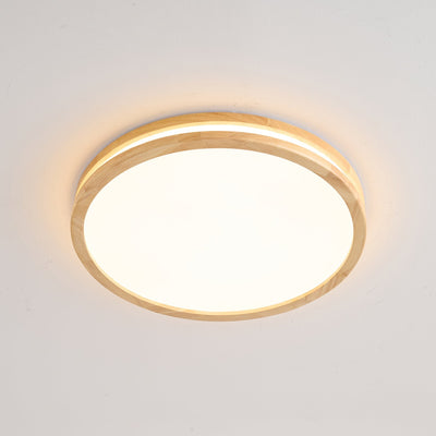 Nysilos Modern Minimalist Wood Ceiling Light