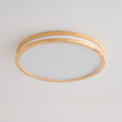 Nysilos Modern Minimalist Wood Ceiling Light