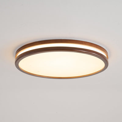 Nysilos Modern Minimalist Wood Ceiling Light
